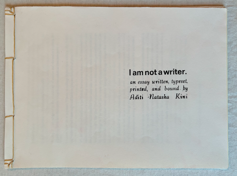 Cover of I am not a writer
